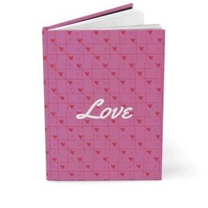 Pink printed Hardcover Journal